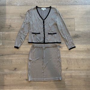 St John Collection vintage sweater and skirt set. Excellent condition, rare.